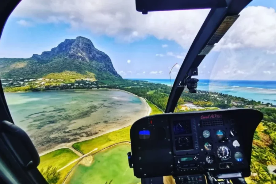 South Helicopter Tour Mauritius