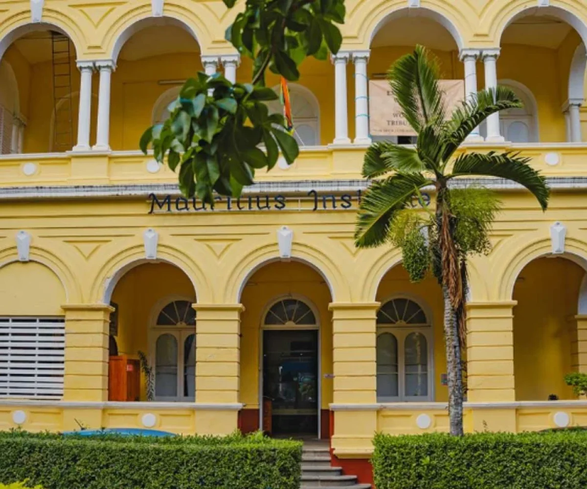 Colonial-era museum architecture in the centre of Port Louis